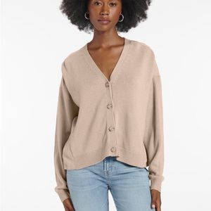 Splendid Corinne Cardigan Sweater in beige/tan, Medium NWT